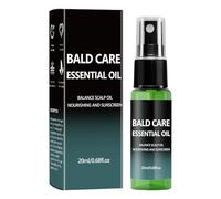 Bald Care Esse-Ntial Oil, With Natural Plant Nourishment, 20ml, Bald Head Moisturizer, Scalp Moisturizer Se Rum, Smoothing Away Fine-Lines, For Dad, Grandpa, Male, Colleague, Follicle Strength