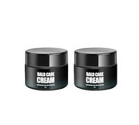 Bald Cream, Scalp Care Cream, After Shaving Care, Natural Anti-Shine Effect, Fights Skin Irritation and Shaving Burn, Skin Cream Men, Has a Matting Effect (2 Pieces, 1)