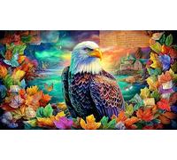 Bald Eagle 1000 Pieces Puzzle - Fun Present Family Game Challenging Great Gift Idea for Adults 38x52/1000pcs