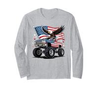Bald Eagle 4th of July American Flag Patriotic Fourth July Long Sleeve T-Shirt