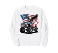 Bald Eagle 4th of July American Flag Patriotic Fourth July Sweatshirt