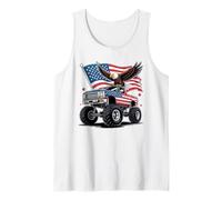 Bald Eagle 4th of July American Flag Patriotic Fourth July Tank Top