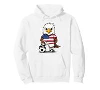 Bald Eagle American Flag Men Women Kids USA America Pullover Hoodie