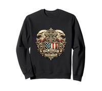 Bald Eagle American Flag One Nation Under God Patriot Vinta Sweatshirt
