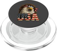 Bald Eagle American Flag Patriot Retro USA Design PopSockets PopGrip for MagSafe