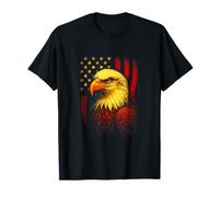 Bald Eagle American Flag - USA National Symbol T-Shirt