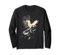 Bald Eagle Bird Flying Vintage Distressed Wildlife Long Sleeve T-Shirt