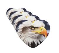 Bald eagle Car Air Freshener Cards for Women Men 4 Pack Cute Car Accessories Long Lasting Scent Car Diffuser Hanging Auto Aromatherapy Tablets Car Fresheners Gifts