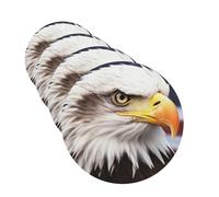 Bald eagle Car Air Freshener Cards for Women Men 4 Pack Cute Car Accessories Long Lasting Scent Car Diffuser Hanging Auto Aromatherapy Tablets Car Fresheners Gifts