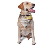 Bald Eagle Dog Bandana Pet Scarf Accessories for Small Medium Dogs Cats Photo Prop, Triangle Pet Bandanas Adjustable Puppy Bib Washable Dog Kerchief Puppy Neckerchief