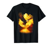 Bald Eagle Flight - Wildlife Nature Art T-Shirt