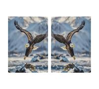 Bald Eagle Flying Passport Holder Personalized Passport Wallet for Women Men Travel Document Organizer Holder