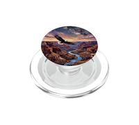 Bald Eagle Grand Canyon Desert Western Artwork PopSockets PopGrip for MagSafe