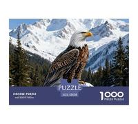 Bald Eagle Mountain Precise Cutting Pieces Eco Friendly Cardboard, Ideal for Stress Relief And Mental Calmness in Daily Life 52x38cm/1000pcs