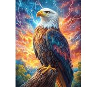 Bald Eagle on Tree Branch 500-piece Jigsaw Puzzle Set Mitos Animal Planta For Adults Teens 14+ Logic Skill Indoor Game Family Game Night Summer Durable Material 500 PCS