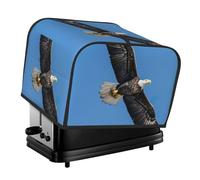 Bald Eagle Print 4-Slice Toaster Cover Kitchen Appliance Washable Countertop Protector Accessory