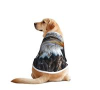 Bald Eagle Print Dog Outfit Sleeveles, Funny Pet Dog Clothes Machine Washable Shirt Vest For Medium Large Dogs