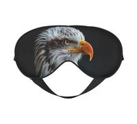 Bald Eagle Print Functionality Eye Mask Sleep Lightweight Travel Yoga Camping Outdoors Relaxation