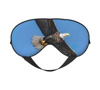 Bald Eagle Print Outdoor Travel Stylish Eye Mask Adjustable Sleep Camping Meditation Relaxation