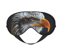 Bald Eagle Print Sleep Mask Silk-Like Eye Mask Sleeping Eye Mask for Women Men for Travel Sleep Relaxation