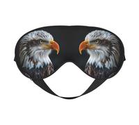 Bald Eagle Print Sleeping Eye Cover Eyeshade for Men Women Plane Travel Nap Night Sleeping