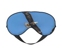Bald Eagle Print Soft Eye Mask/Sleep Eye Mask/Blackout Eye Mask, Suitable for Travel/Office/Yoga/Nap
