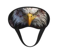 Bald Eagle Sleep Mask for Side Sleeper, Blackout Eye Mask for Women Men, Zero Pressure Sleeping Masks Soft Breathable Eye Cover Comfortable Blindfold Eyeshade for Night Sleep