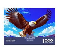 Bald Eagle Soaring Smooth Surface Pieces Great for Improving Patience, Focus And Cognitive Ability in Spare Time 70x50cm/1000pcs