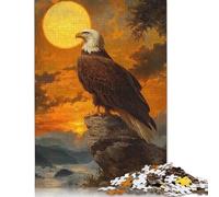 Bald Eagle Sunset Puzzles 1000 Pieces for Teenagers Gifts Puzzles for Adults for Adults& Teenagers Age 12 Years Up 1000pcs (75x50cm)