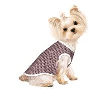 Bald Eagle with American Flag Print Sleeveless T-Shirt Vest Dogs Cats Wear Fashion Pets Apparel for Indoor Outdoor Use