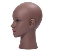Bald Female Mannequin Head with Lash Training Wigs Professional Cosmetology for Wigs Making Display Model Display Head Model