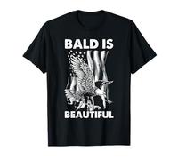 Bald Is Beautiful 4th Of July Bald Eagle Independence Day T-Shirt