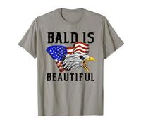 Bald Is Beautiful 4th Of July Bald Eagle Independence Day T-Shirt