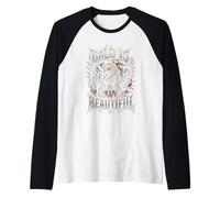 Bald is Beautiful 4th of July Independence Day Eagle Raglan Baseball Tee