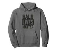 Bald Lives Matter Vintage Funny Saying Bald People Baldness Pullover Hoodie