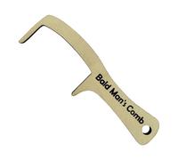 Bald Man Comb Joke Set, Funny Hairless Combing Brush Gag for Men, Interesting Humorous Toothless Combs for Trick Friends Coworkers Dad Daily Birthday Gift