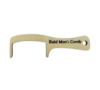 Bald Man Comb - Scalp Grooming Tool For Smooth Head Care And Styling | Soft Silicone Or Teeth, Anti Scratch Design For Daily Use Beard Shaving Head Massage Hairless Care Accessory