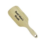Bald Man Comb Wood Hairless Combing Brush Bald Man Joke Hairbrush Novelty Toothless Comb Funny Bald Man Grooming Tool