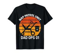 Bald Papa NAP PATROL UNIT DAD OPS O1 Funny Paternity T-Shirt