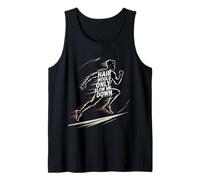 Bald Runner Hair Would Only Slow Me Down Tank Top