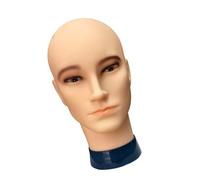 Bald Wigs Head Bald Mannequin Display Model Training Easy to Use for Making Training