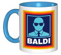 Baldi Gift Mug: A Hilarious and Unique Coffee Mug for Bald Men, Dads, Work Colleagues, and Grandfathers. Perfect as a Novelty Father's Day or Birthday Gift for Bald Dads and Boys. (Funny Mug-Blue)
