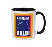 Baldi Mug - Funny Gift for Bald Men - Novelty Personalised Ceramic Coffee Mug, Joke Present for Dad, Him, Husband, Bald Friend - Bald Man Gift, 11oz
