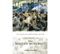 Oxford English Literary History: Volume 10: 1910-1940: The Mode... 9780199288342