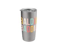 Baldie Baddie Baldy Baldheaded No Hair Baldie Bald Cute Stainless Steel Insulated Tumbler