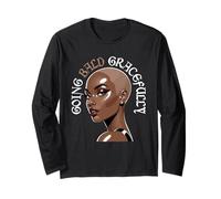 Balding Bald Shaved Head Going Bald Gracefully Long Sleeve T-Shirt