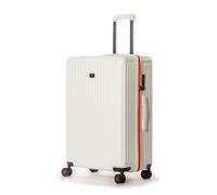 BALDORA Trolley Suitcase Bag Hard Case, 8 Wheels Polycarbonate 360 Degree Double Wheeling System Luggage for Travel, Arctic Snow, Cabin-54 CM, Luggage