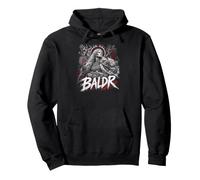 Baldr Norse Mythology Viking Warrior God Rune Pullover Hoodie