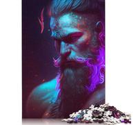 Baldur Norse Mythology Puzzle 1000 Pieces Jigsaws Wooden Puzzle for Adults And Teenager Puzzles for Adults Teens 1000pcs (75x50cm)