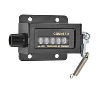 Bale Counter 5 Digit Accurate Counting Mechanical Counter Resettable Glass Mirror Design for Machinery, Printing Industry